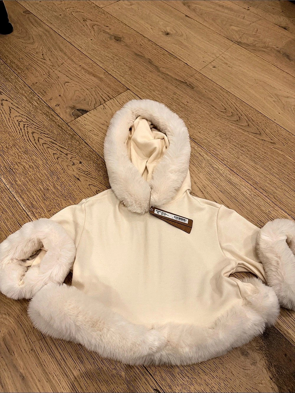 Skims cloud cropped hoodie